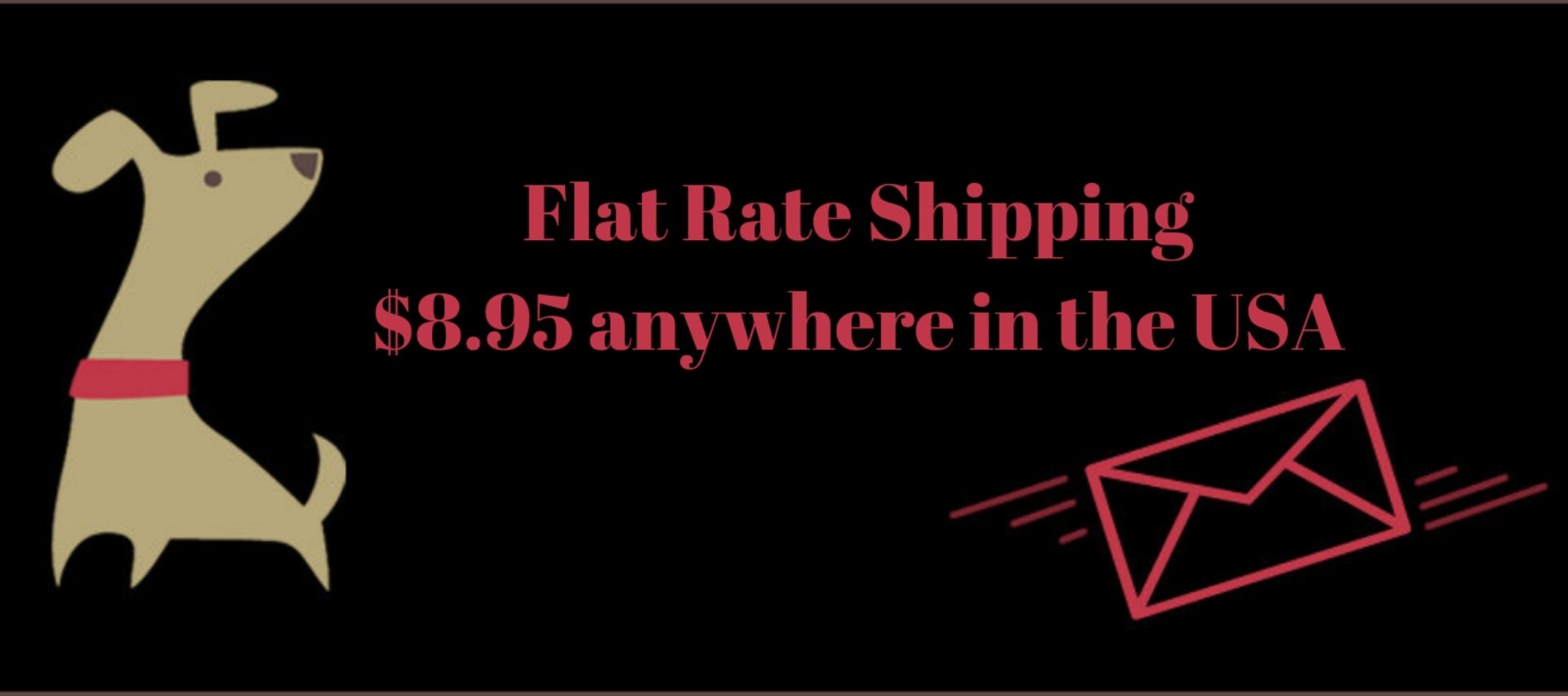 Flat Rate Shipping $8.95
