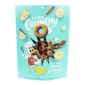 Crunchy O's Banana Kablammas Dog Treats 6 oz fromm, Crunchy O's, Banana, Kablammas, Treats, Dog Treats, 