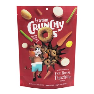 Crunchy O's Pot Roast Punchers Dog Treats fromm, Crunchy O's, treats, Dog Treats, Pot, Roast, Punchers, pot roast