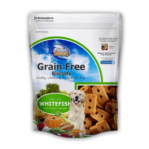 NutriSource Grain Free Fish Biscuit Dog Treats nutrisource, nutri source, grain free, biscuit, fish, dog treats